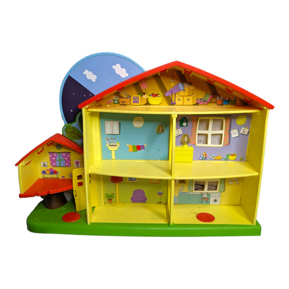 Peppa Pig Peppa's Playtime to Bedtime House Playset EUC - Picture 2 of 2
